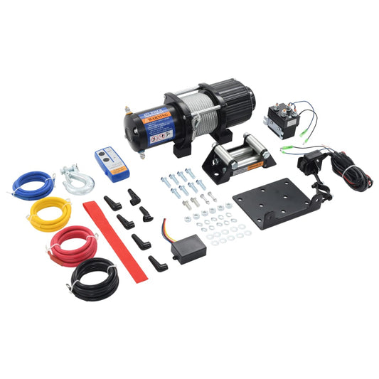 Elektrische Seilwinde 12 V 4500 lbs 2040 kg mit Fernbedienung - Premium Seilwinden  - Just €294.56! Shop now at homesales4u