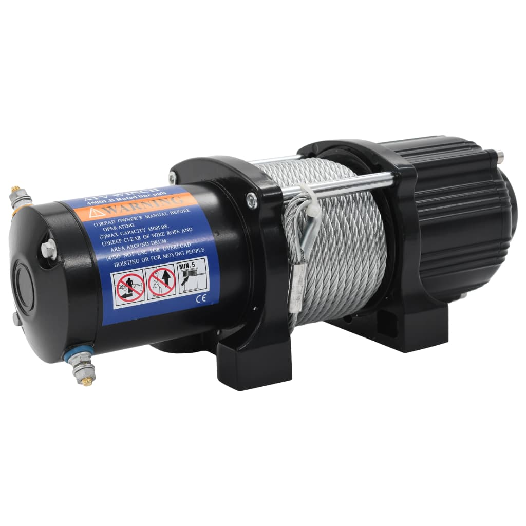 Elektrische Seilwinde 12 V 4500 lbs 2040 kg mit Fernbedienung - Premium Seilwinden  - Just €294.56! Shop now at homesales4u