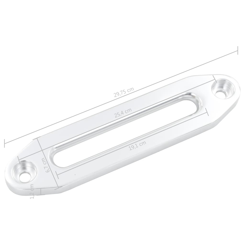 Rollenseilfenster Silbern 254 mm Aluminium für Winde - Premium Seilwinden  - Just €42.86! Shop now at homesales4u