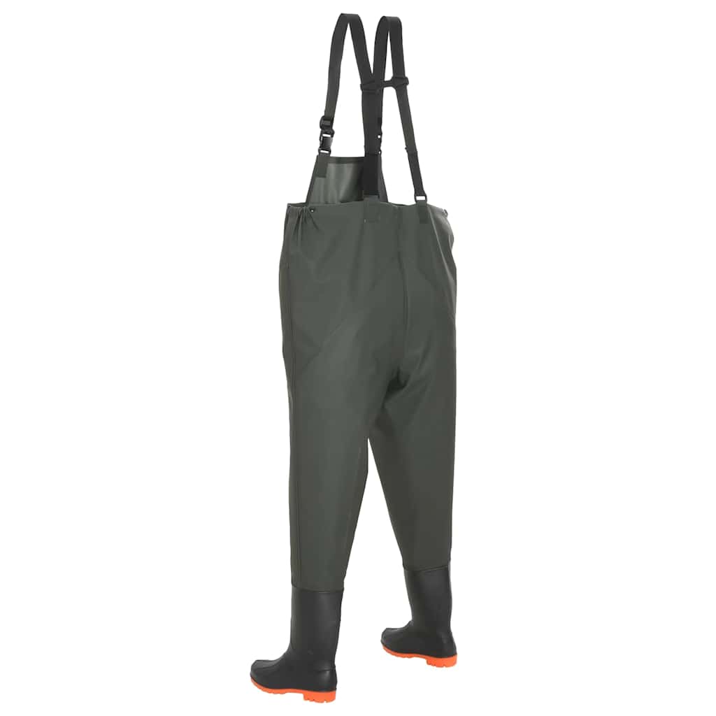 Wathose mit Stiefeln Grün Größe 42 - Premium Wathosen für Angler & Jäger  - Just €56.14! Shop now at homesales4u