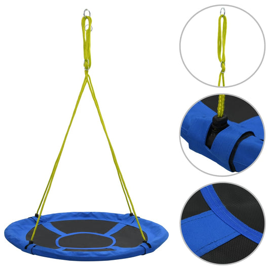 Schaukel 110 cm 100 kg Blau - Premium Schaukeln  - Just €101! Shop now at homesales4u