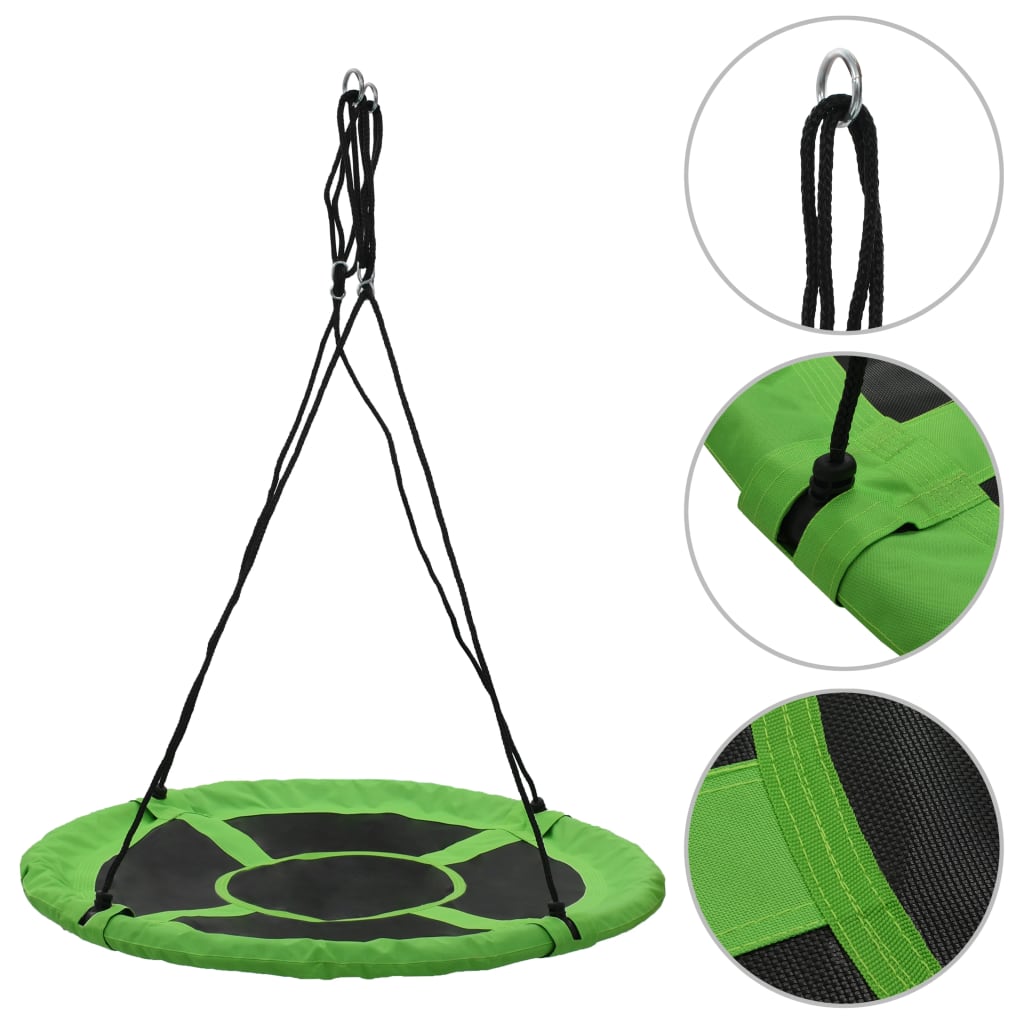 Schaukel 110 cm 100 kg Grün - Premium Schaukeln  - Just €82.64! Shop now at homesales4u