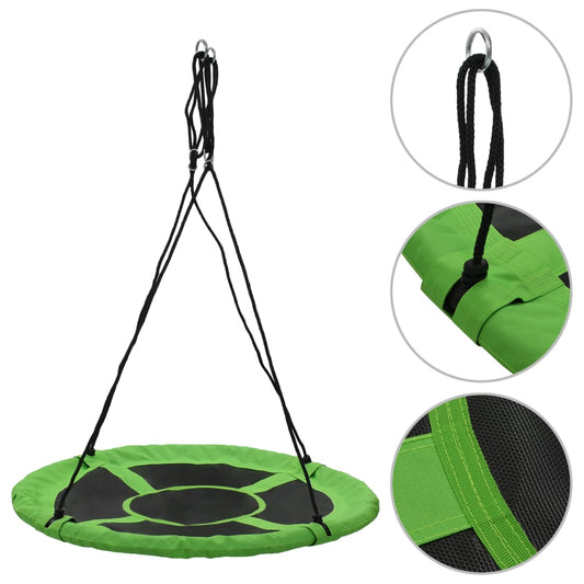 Schaukel 110 cm 100 kg Grün - Premium Schaukeln  - Just €82.64! Shop now at homesales4u