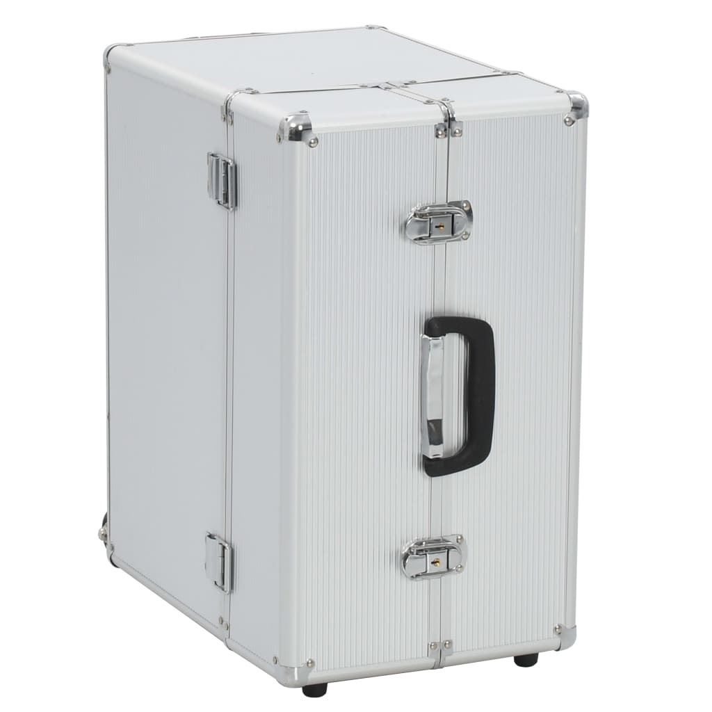 Pilotenkoffer 47 x 39 x 27 cm Silbern Aluminium - Premium Kulturtaschen  - Just €99.36! Shop now at homesales4u