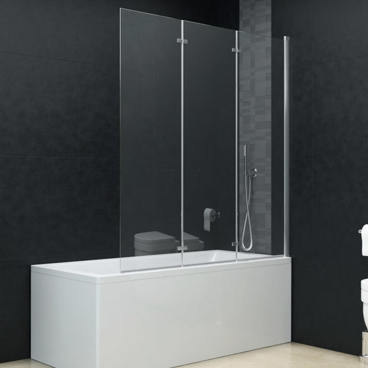 Faltbare Duschkabine 3 Paneele ESG 130 x 138 cm - Premium Duschkabinen & -türen  - Just €200.73! Shop now at homesales4u