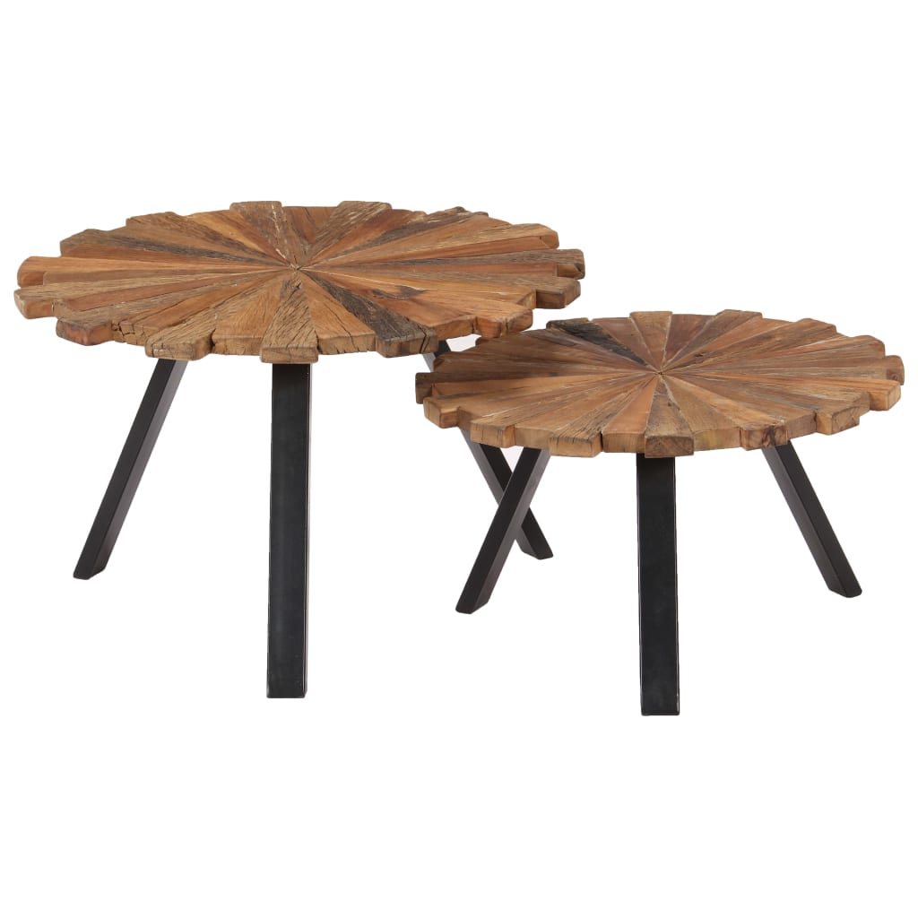 Couchtische 2 Stk. Altholz Massiv - Premium Couchtische  - Just €174.75! Shop now at homesales4u