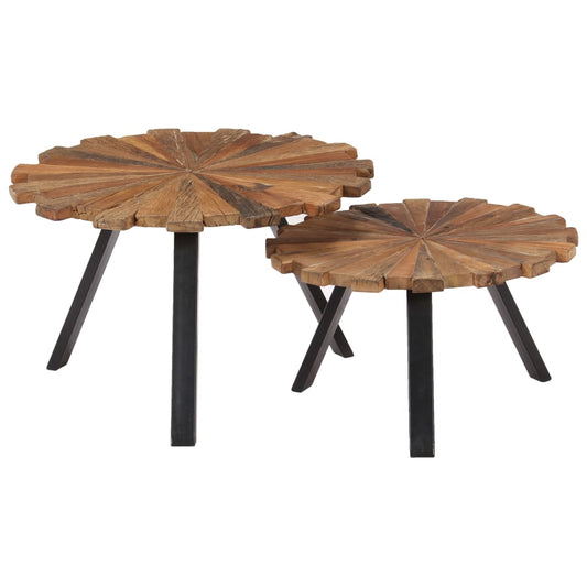 Couchtische 2 Stk. Altholz Massiv - Premium Couchtische  - Just €174.75! Shop now at homesales4u