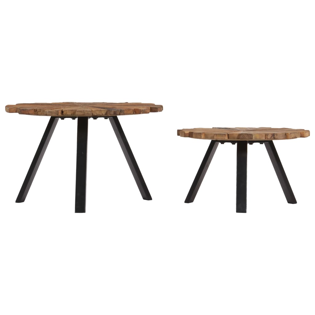 Couchtische 2 Stk. Altholz Massiv - Premium Couchtische  - Just €174.75! Shop now at homesales4u