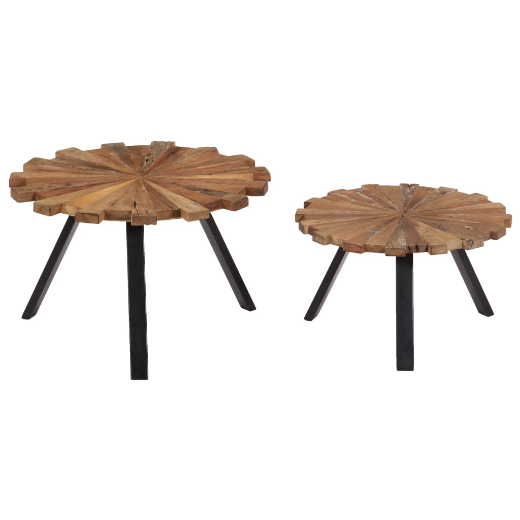 Couchtische 2 Stk. Altholz Massiv - Premium Couchtische  - Just €174.75! Shop now at homesales4u