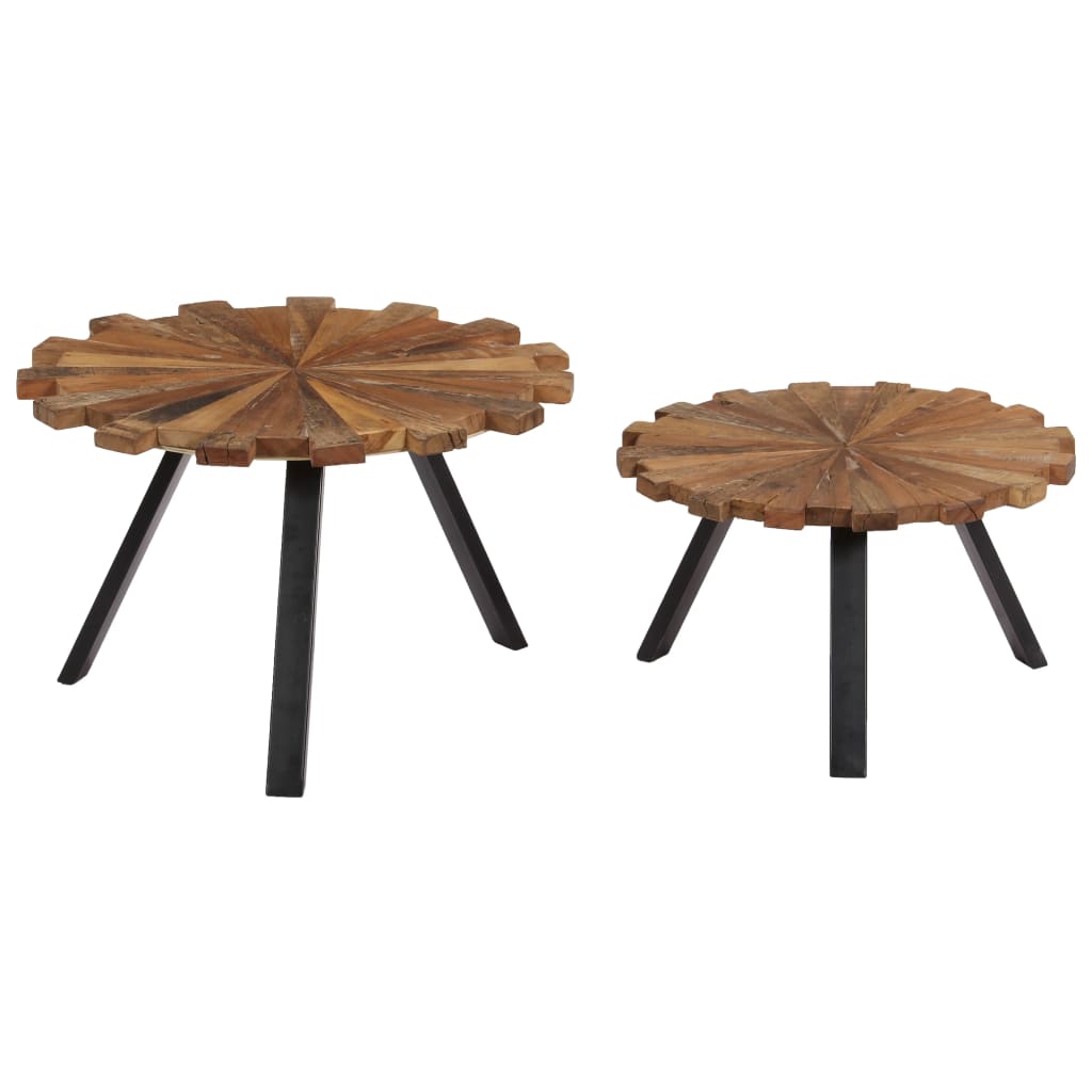 Couchtische 2 Stk. Altholz Massiv - Premium Couchtische  - Just €174.75! Shop now at homesales4u