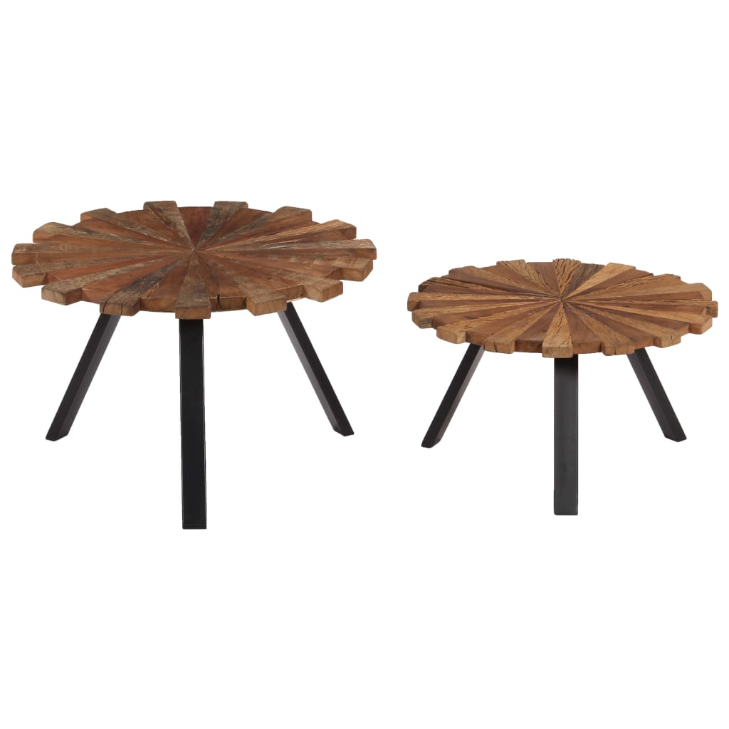 Couchtische 2 Stk. Altholz Massiv - Premium Couchtische  - Just €174.75! Shop now at homesales4u