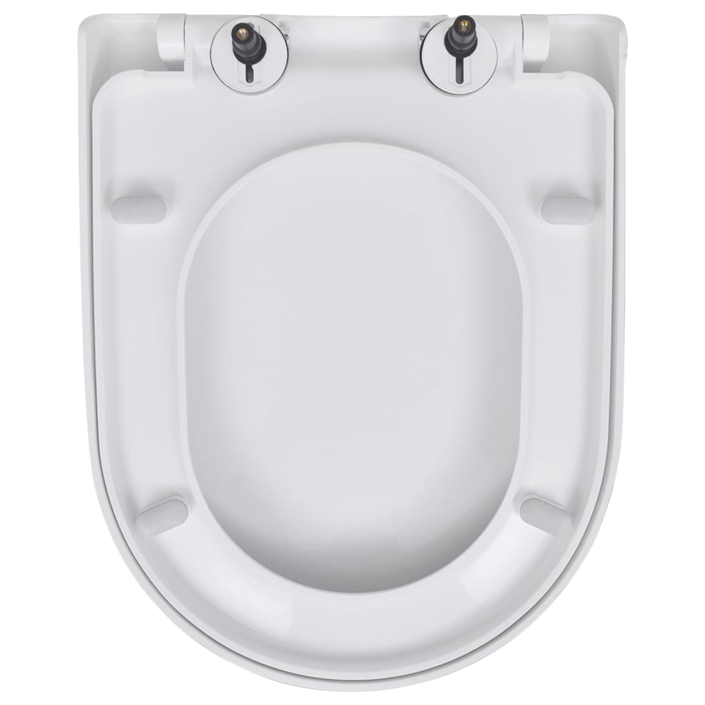 Toilettensitze mit Absenkautomatik 2 Stk. Kunststoff Weiß - Premium Toilettensitze  - Just €81.51! Shop now at homesales4u
