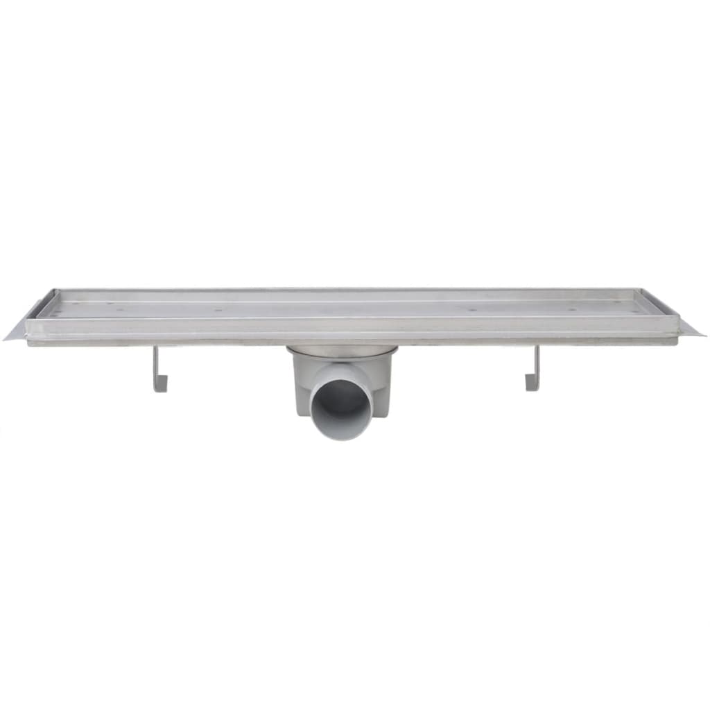 Lineare Duschrinnen 2 Stk. 530 x 140 mm Edelstahl - Premium Abflüsse  - Just €115.99! Shop now at homesales4u
