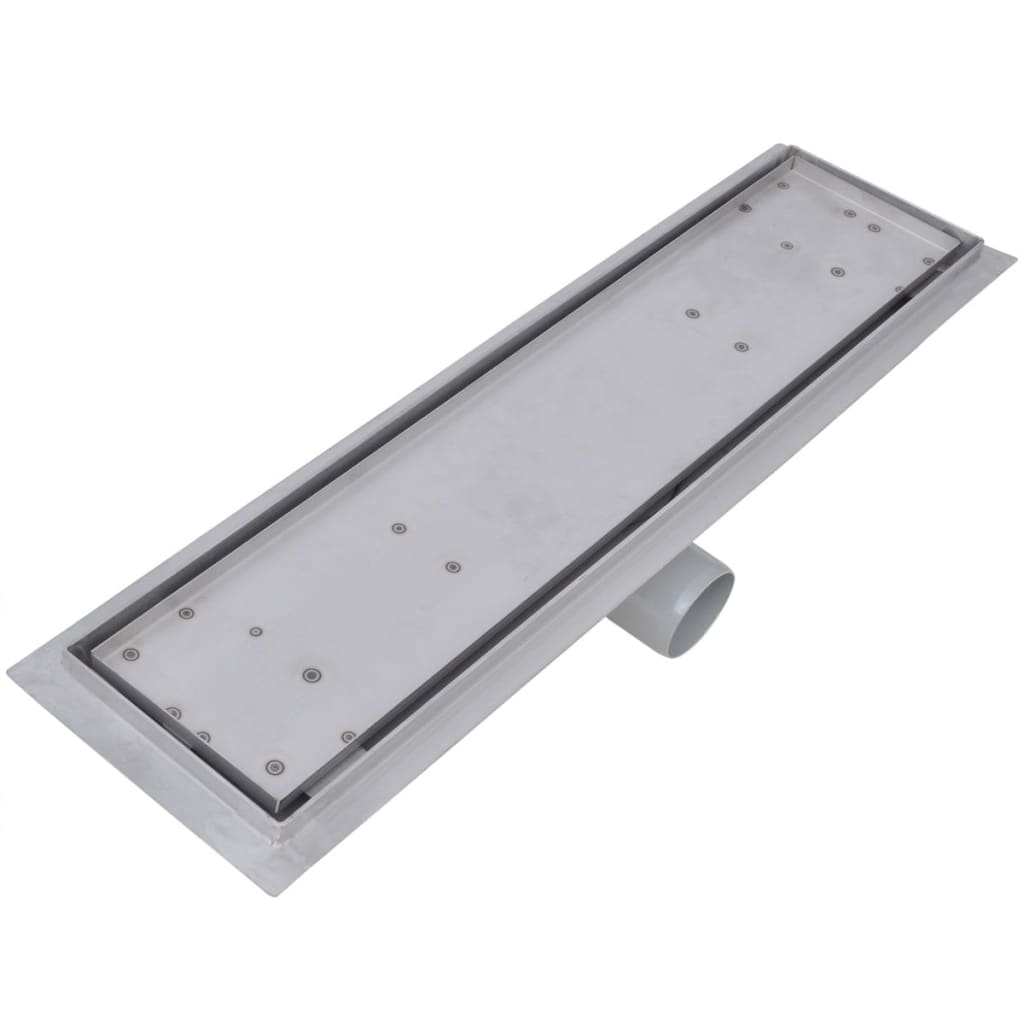 Lineare Duschrinnen 2 Stk. 530 x 140 mm Edelstahl - Premium Abflüsse  - Just €115.99! Shop now at homesales4u