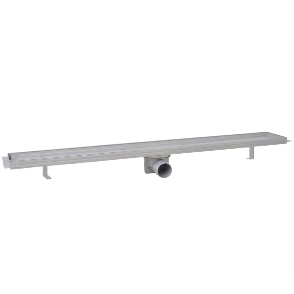 Lineare Duschrinnen 2 Stk. 930 x 140 mm Edelstahl - Premium Abflüsse  - Just €157.36! Shop now at homesales4u