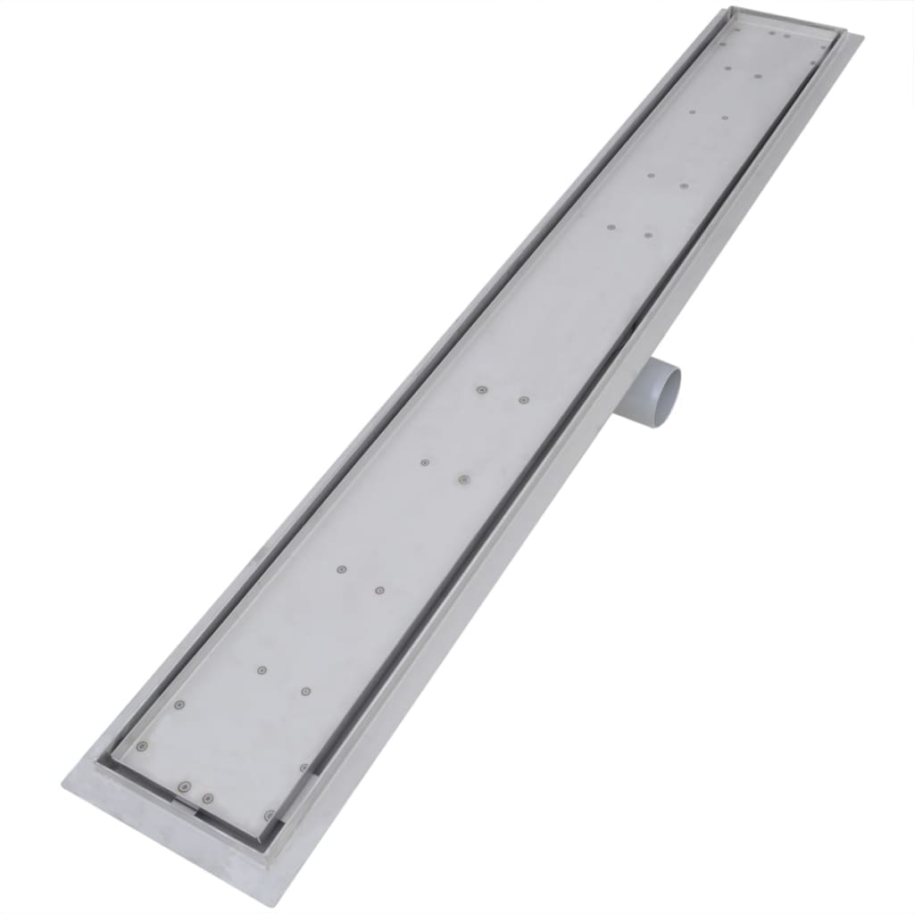 Lineare Duschrinnen 2 Stk. 930 x 140 mm Edelstahl - Premium Abflüsse  - Just €157.36! Shop now at homesales4u