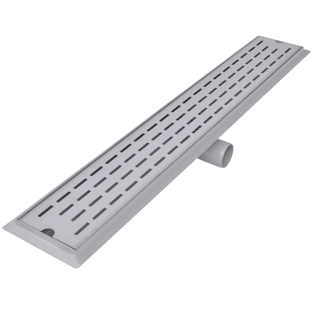 Lineare Duschrinnen 2 Stk. Linien 830 x 140 mm Edelstahl - Premium Abflüsse  - Just €125.81! Shop now at homesales4u
