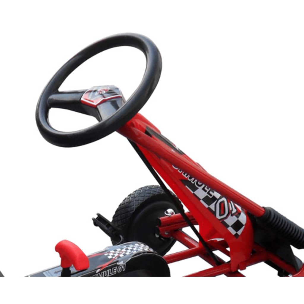 Go Kart Rot 96 x 60 x 56 cm - Premium Lauflernwagen & Rutsch- & Tretfahrzeuge  - Just €172.99! Shop now at homesales4u