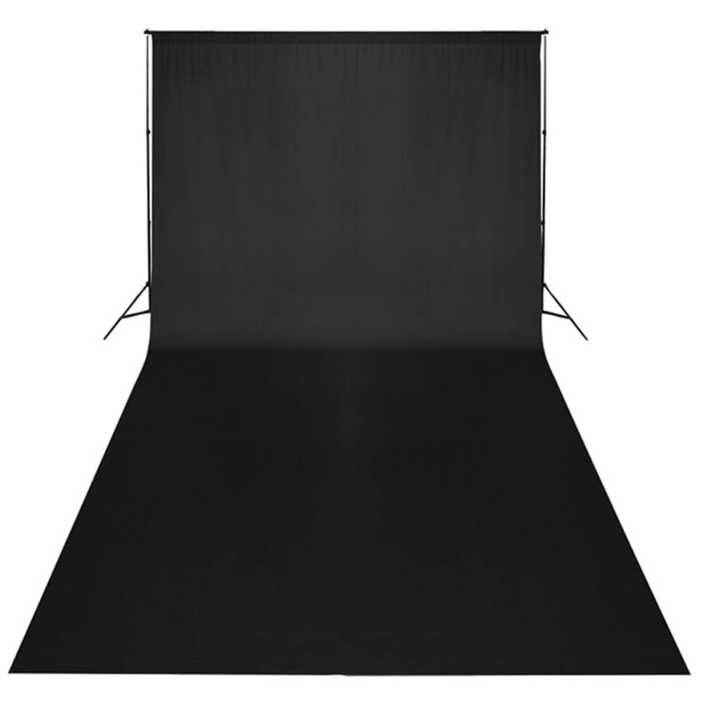 Fotostudio-Set mit Schwarzem Hintergrund 600×300 & Leuchten - Premium Studioscheinwerfer & -blitzgeräte  - Just €209.07! Shop now at homesales4u