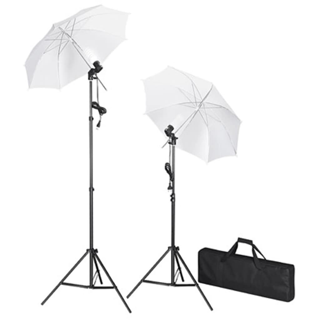 Fotostudio-Set mit Schwarzem Hintergrund 600×300 & Leuchten - Premium Studioscheinwerfer & -blitzgeräte  - Just €209.07! Shop now at homesales4u