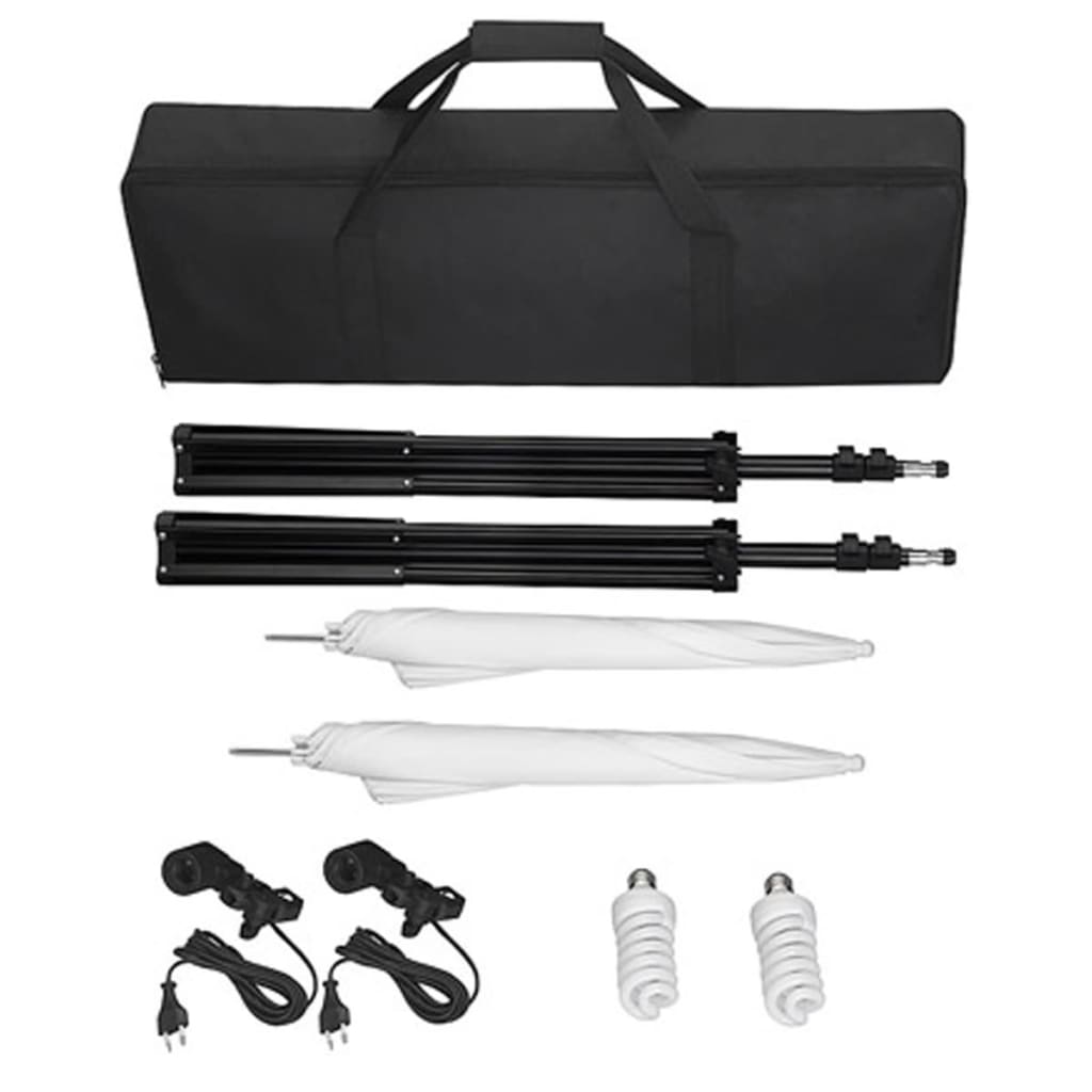 Fotostudio-Set mit Schwarzem Hintergrund 600×300 & Leuchten - Premium Studioscheinwerfer & -blitzgeräte  - Just €209.07! Shop now at homesales4u