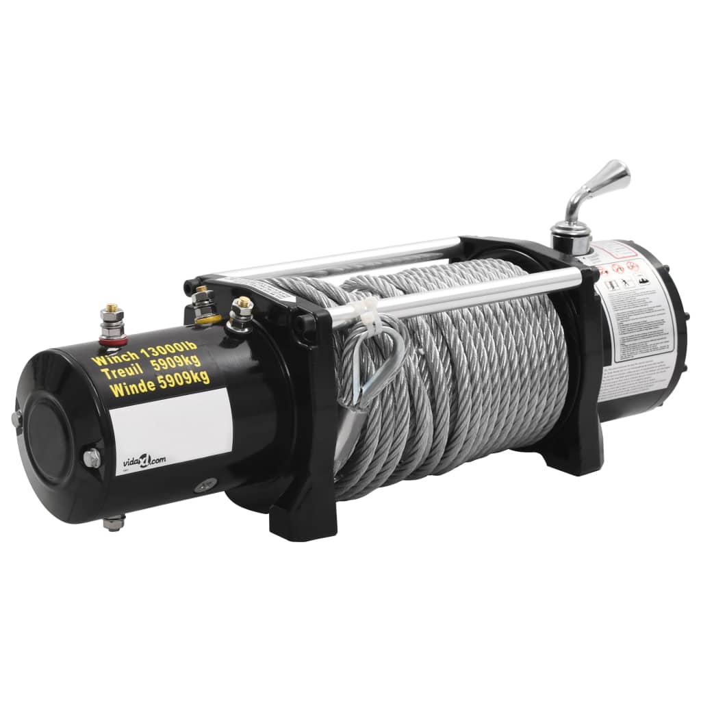 Elektrische Seilwinde 12 V 5909 kg - Premium Seilwinden  - Just €574.93! Shop now at homesales4u