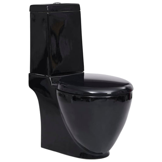 Keramik-Toilette Abgang Horizontal Schwarz - Premium Toiletten  - Just €372.95! Shop now at homesales4u