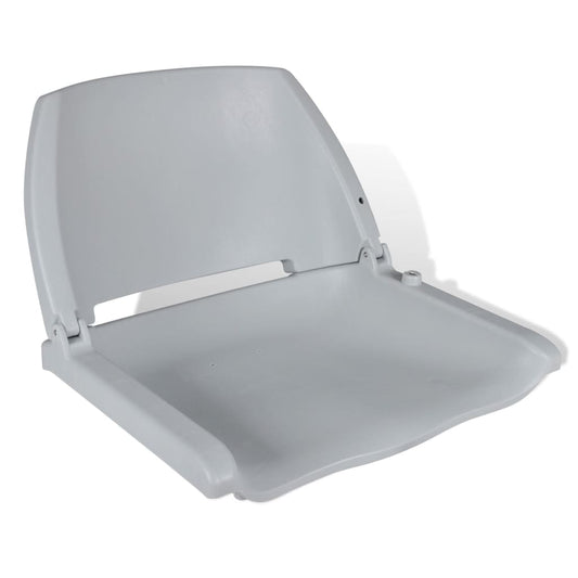Bootssitz Klappbar ohne Polster Grau 48x51x41 cm - Premium Segelboot-Zubehör  - Just €66.74! Shop now at homesales4u