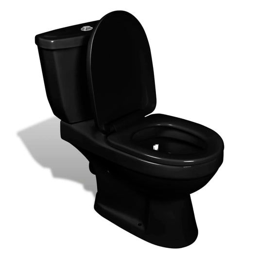 Toilette mit Spülkasten Schwarz - Premium Toiletten  - Just €468.66! Shop now at homesales4u
