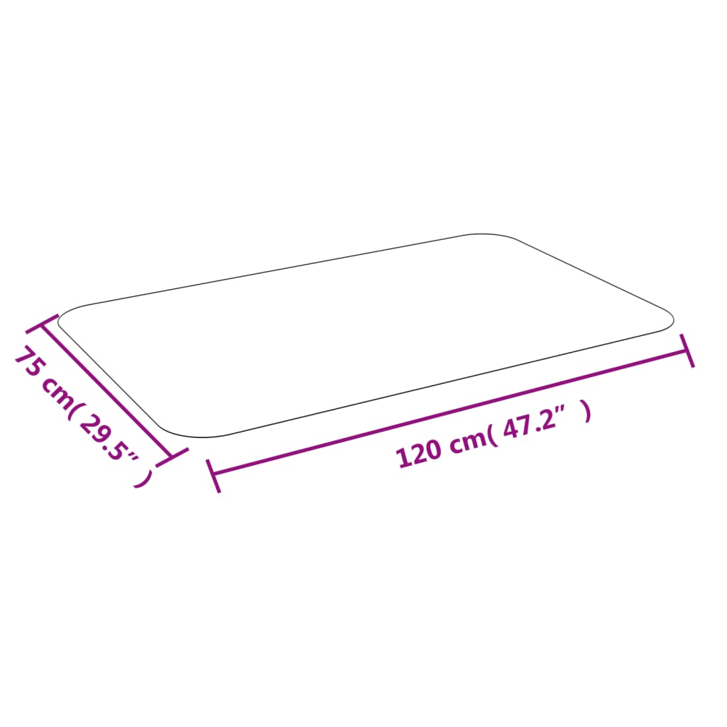 Bodenschutzmatte für Laminat oder Teppich 75x120 cm - Premium Bodenschutzmatten  - Just €32.16! Shop now at homesales4u