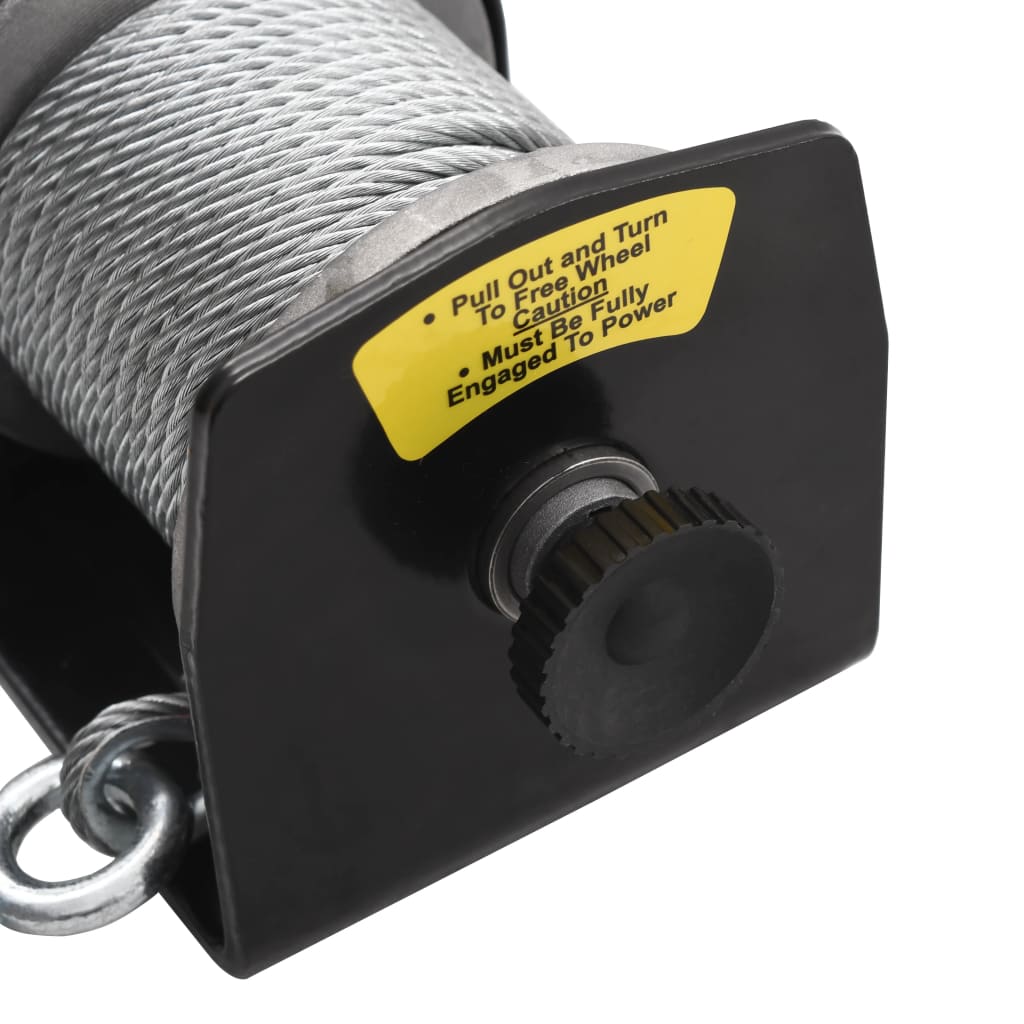 12 V Elektrische Seilwinde 907 kg Kabel-Fernbedienung - Premium Seilwinden  - Just €127.44! Shop now at homesales4u