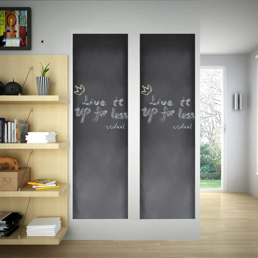 Wandaufkleber Kreidetafel 0,6x3 m 2 Rollen mit Kreiden - Premium Kreidetafeln  - Just €37.39! Shop now at homesales4u