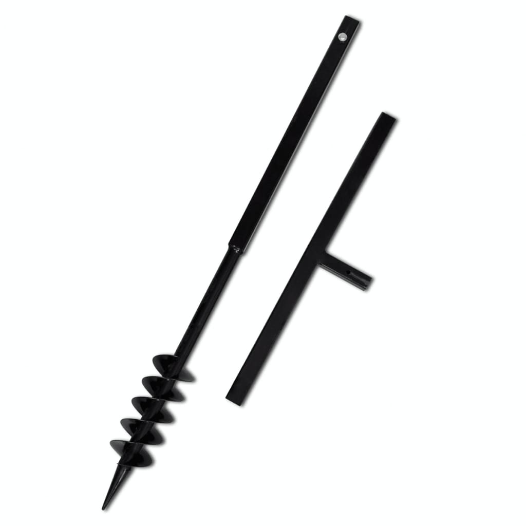 Bohrer mit Griff 80 mm Doppelspirale Schwarz - Premium Schneckenbohrer  - Just €42.02! Shop now at homesales4u