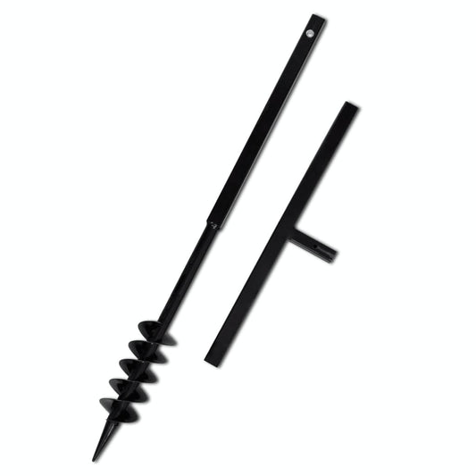 Bohrer mit Griff 80 mm Doppelspirale Schwarz - Premium Schneckenbohrer  - Just €42.02! Shop now at homesales4u