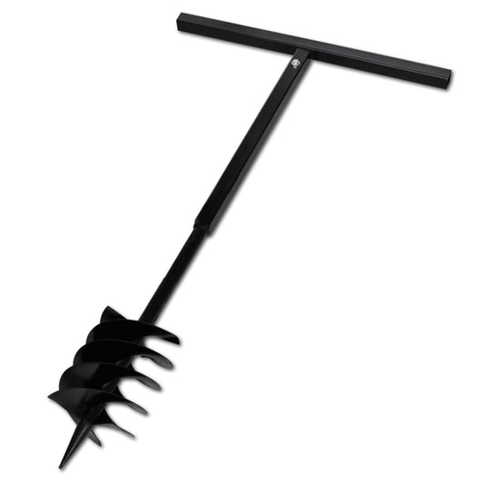 Bohrer mit Griff 180 mm Doppelspirale Schwarz - Premium Schneckenbohrer  - Just €63.77! Shop now at homesales4u