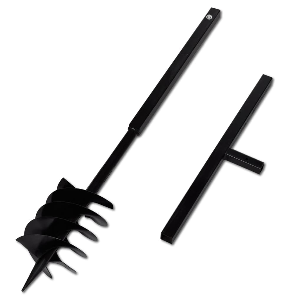 Bohrer mit Griff 180 mm Doppelspirale Schwarz - Premium Schneckenbohrer  - Just €63.77! Shop now at homesales4u