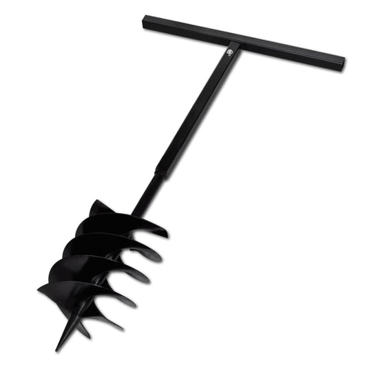 Bohrer mit Griff 200 mm Doppelspirale Schwarz - Premium Schneckenbohrer  - Just €65.95! Shop now at homesales4u