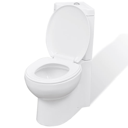 Toilette für Ecke Keramik Weiß - Premium Toiletten  - Just €302.78! Shop now at homesales4u