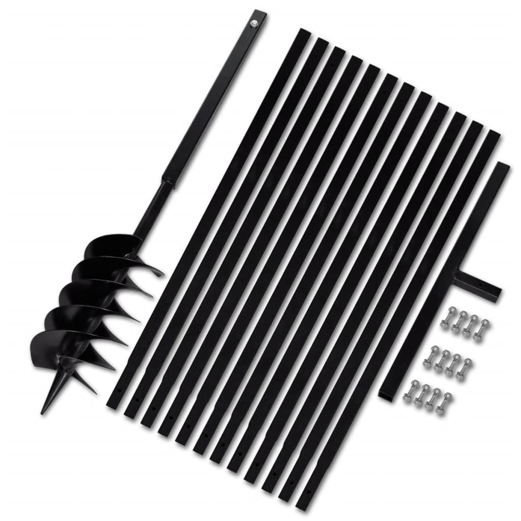 Erdbohrer mit Griff 150 mm Verlängerungsrohr 13 m - Premium Schneckenbohrer  - Just €237.81! Shop now at homesales4u
