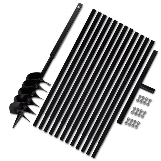 Erdbohrer mit Griff 150 mm Verlängerungsrohr 13 m - Premium Schneckenbohrer  - Just €237.81! Shop now at homesales4u
