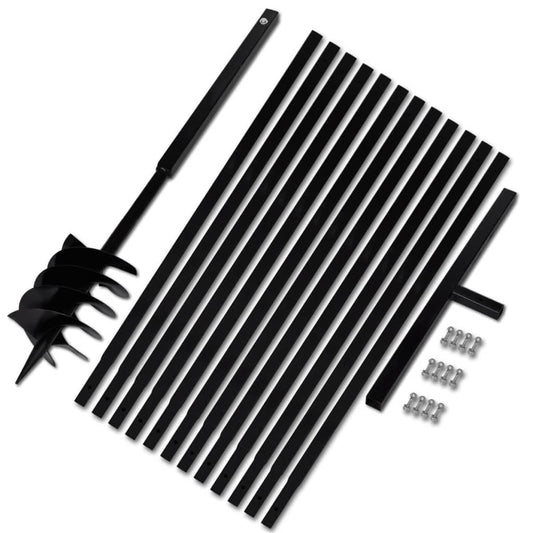 Erdbohrer mit Griff 180 mm Verlängerungsrohr 13 m - Premium Schneckenbohrer  - Just €236.82! Shop now at homesales4u