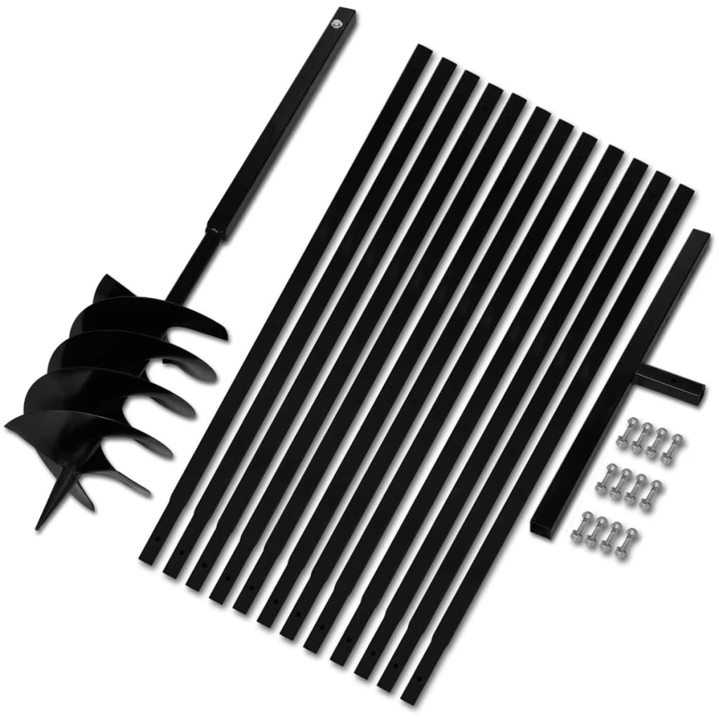 Erdbohrer mit Griff 200 mm Verlängerungsrohr 13m - Premium Schneckenbohrer  - Just €246.28! Shop now at homesales4u