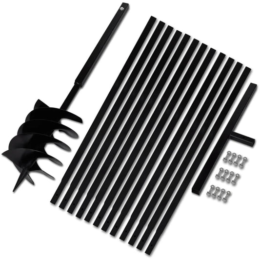 Erdbohrer mit Griff 200 mm Verlängerungsrohr 13m - Premium Schneckenbohrer  - Just €246.28! Shop now at homesales4u