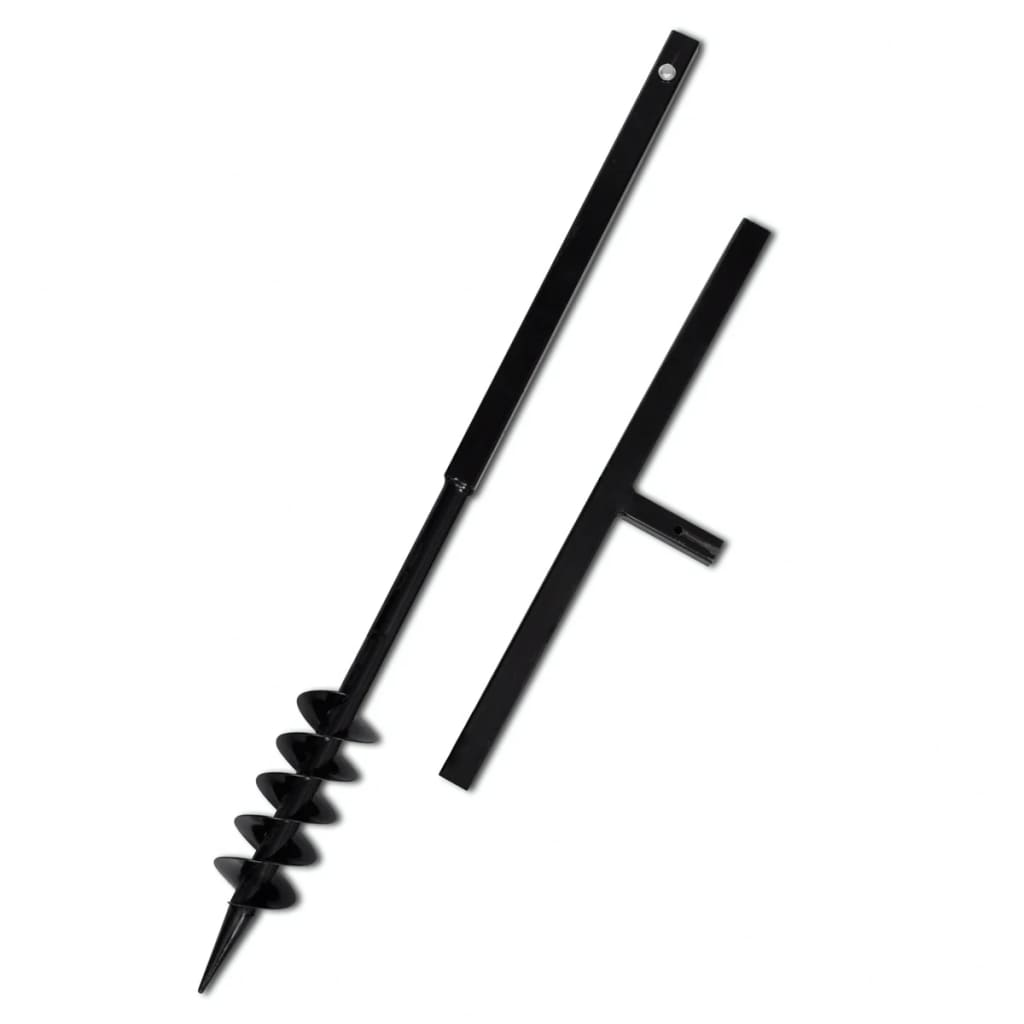 Erdbohrer mit Griff 80 mm Verlängerungsrohr 5 m - Premium Schneckenbohrer  - Just €102.23! Shop now at homesales4u