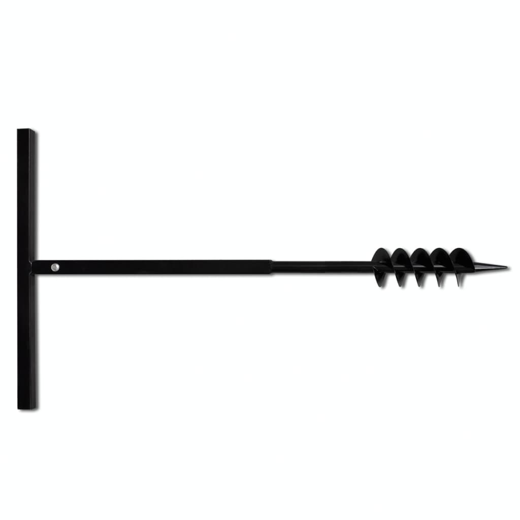 Erdbohrer mit Griff 80 mm Verlängerungsrohr 5 m - Premium Schneckenbohrer  - Just €102.23! Shop now at homesales4u