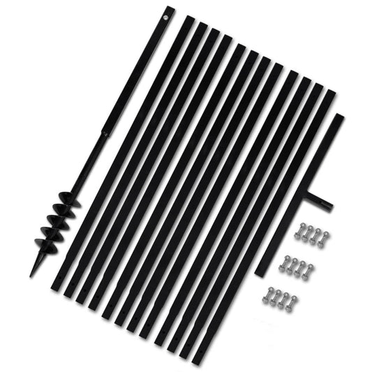 Erdbohrer mit Griff 80 mm Verlängerungsrohr 13 m - Premium Schneckenbohrer  - Just €224.08! Shop now at homesales4u