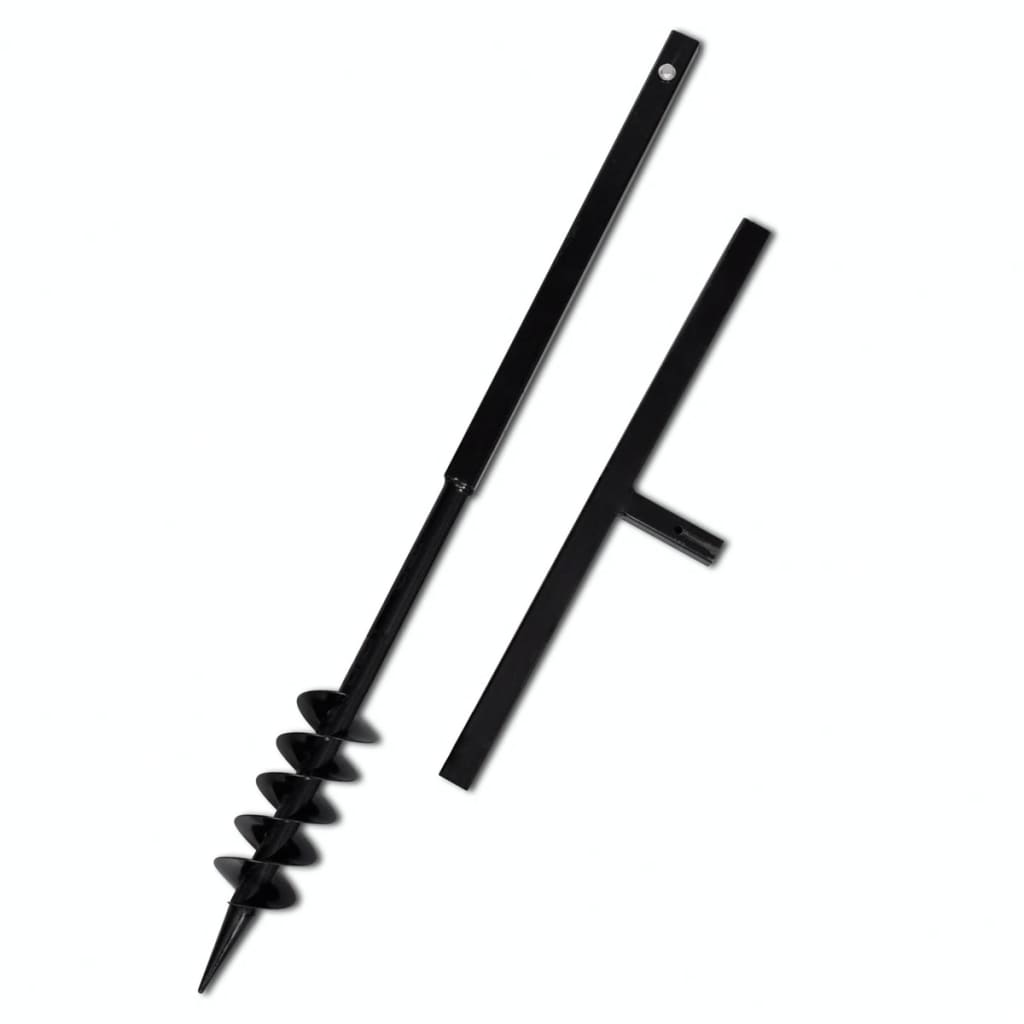 Erdbohrer mit Griff 80 mm Verlängerungsrohr 13 m - Premium Schneckenbohrer  - Just €224.08! Shop now at homesales4u