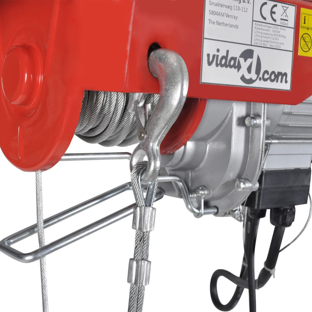 Elektrischer Seilhebezug 1000 W 200/400 kg - Premium Seilwinden  - Just €224.50! Shop now at homesales4u