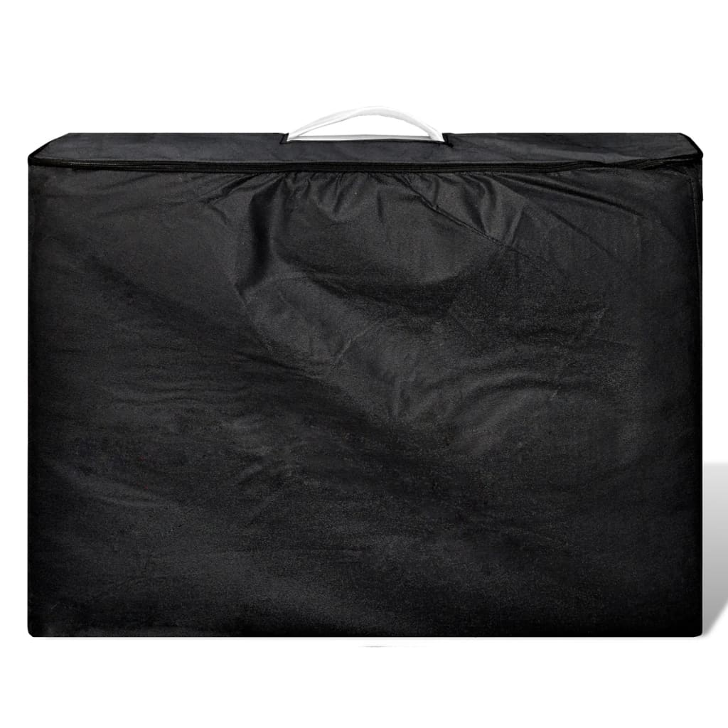 Massageliege Klappbar 2-Zonen mit Aluminiumgestell Cremeweiß - Premium Massagetische  - Just €222.99! Shop now at homesales4u