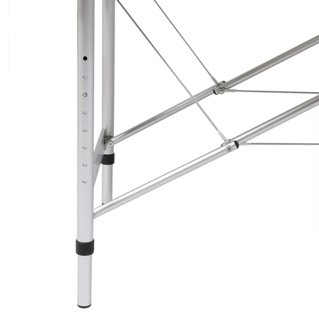 Massagetisch mit Aluminiumrahmen, faltbar 3 Zonen Creme-Weiß - Premium Massagetische  - Just €224.50! Shop now at homesales4u